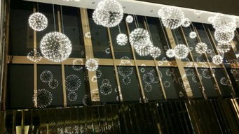 【銘星燈飾廠生產創意中庭景觀吊燈時尚中廳led圓球吊燈廠家銘星燈飾】-